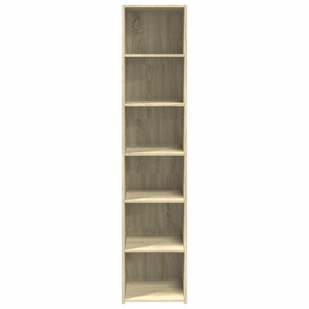 vidaXL Highboard Sonoma Oak 40x41x185 cm Engineered Wood