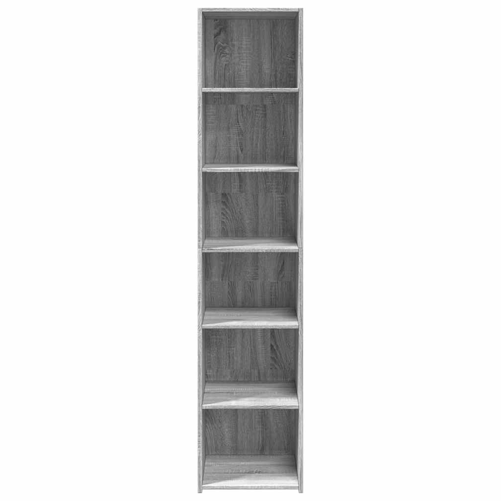 vidaXL Highboard Grey Sonoma 40x41x185 cm Engineered Wood
