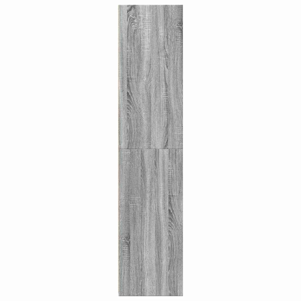 vidaXL Highboard Grey Sonoma 40x41x185 cm Engineered Wood
