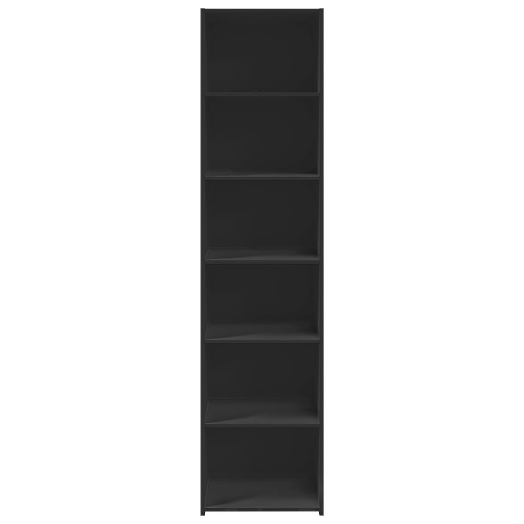 vidaXL Highboard Black 45x41x185 cm Engineered Wood