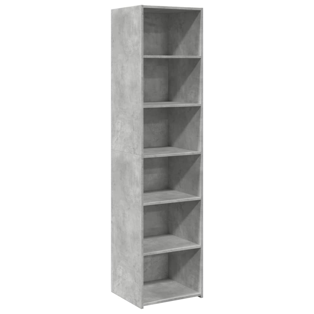 vidaXL Highboard Concrete Grey 45x41x185 cm Engineered Wood