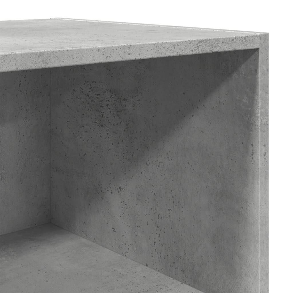 vidaXL Highboard Concrete Grey 45x41x185 cm Engineered Wood