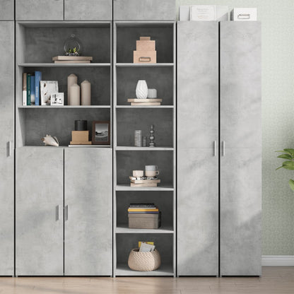 vidaXL Highboard Concrete Grey 45x41x185 cm Engineered Wood