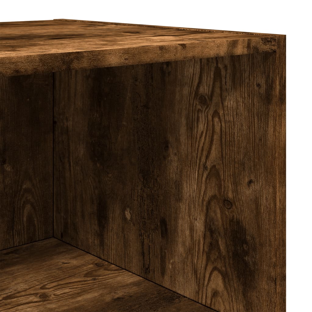 vidaXL Highboard Smoked Oak 45x41x185 cm Engineered Wood