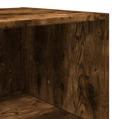 vidaXL Highboard Smoked Oak 45x41x185 cm Engineered Wood