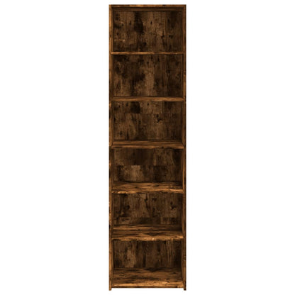 vidaXL Highboard Smoked Oak 50x41x185 cm Engineered Wood