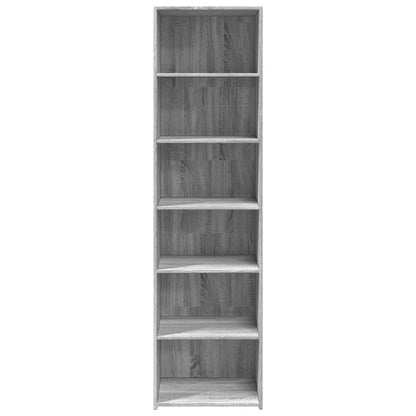 vidaXL Highboard Grey Sonoma 50x41x185 cm Engineered Wood