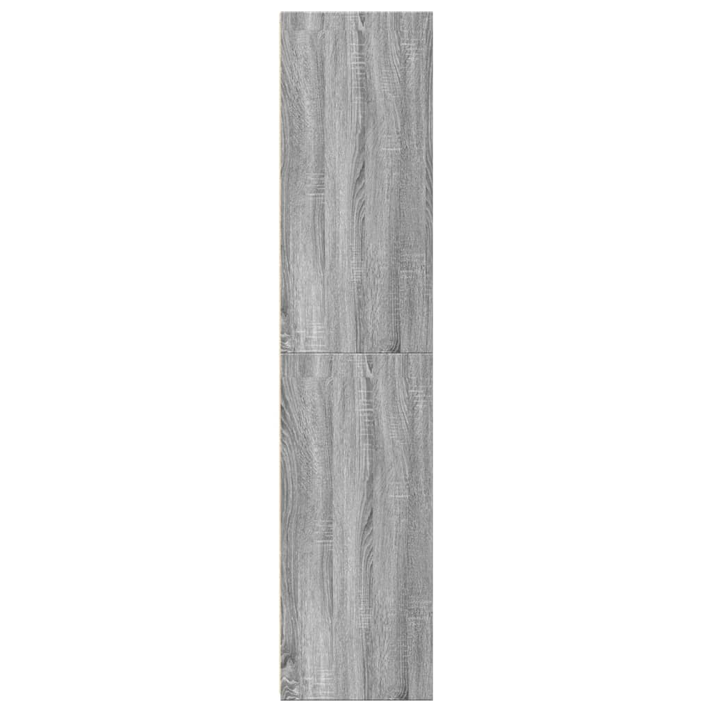 vidaXL Highboard Grey Sonoma 50x41x185 cm Engineered Wood