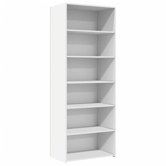 vidaXL Highboard White 70x41x185 cm Engineered Wood