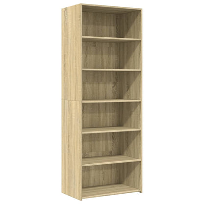 vidaXL Highboard Sonoma Oak 70x41x185 cm Engineered Wood