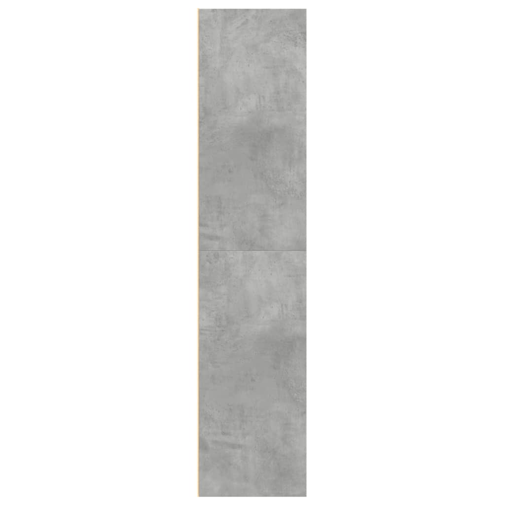 vidaXL Highboard Concrete Grey 70x41x185 cm Engineered Wood
