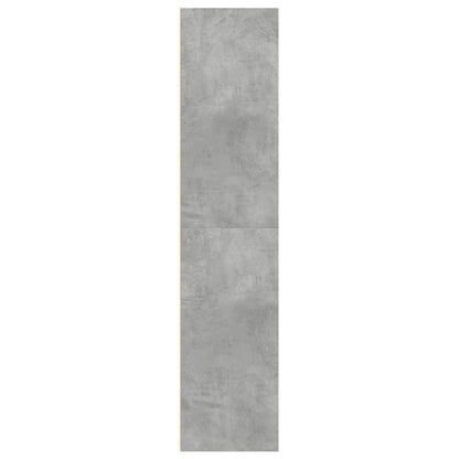 vidaXL Highboard Concrete Grey 70x41x185 cm Engineered Wood