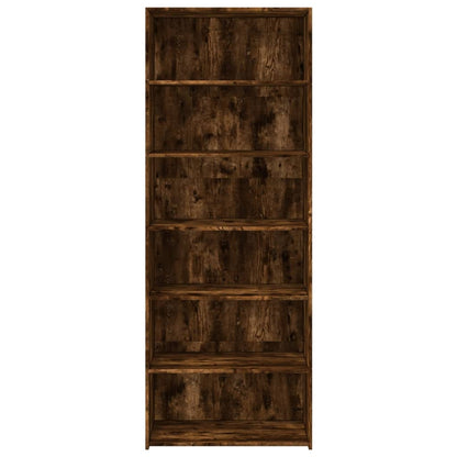vidaXL Highboard Smoked Oak 70x41x185 cm Engineered Wood