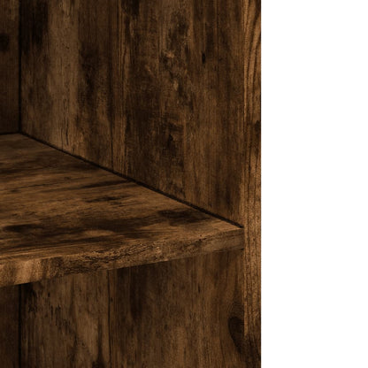 vidaXL Highboard Smoked Oak 70x41x185 cm Engineered Wood