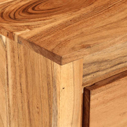 vidaXL Drawer Cabinet 55x33x75 cm Solid Wood Acacia