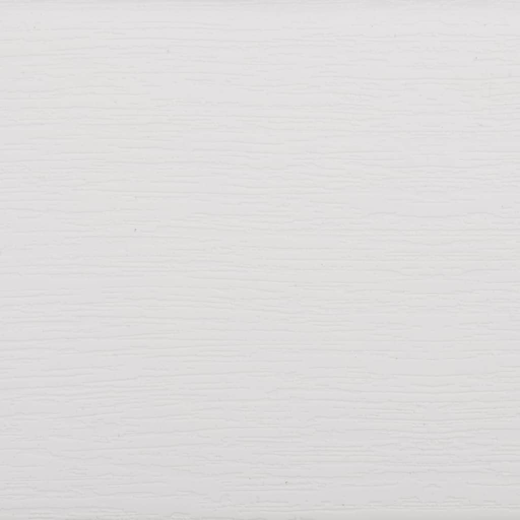 vidaXL Garden Bench | White | Polypropylene | 2-seater | Durable | Garden Bench