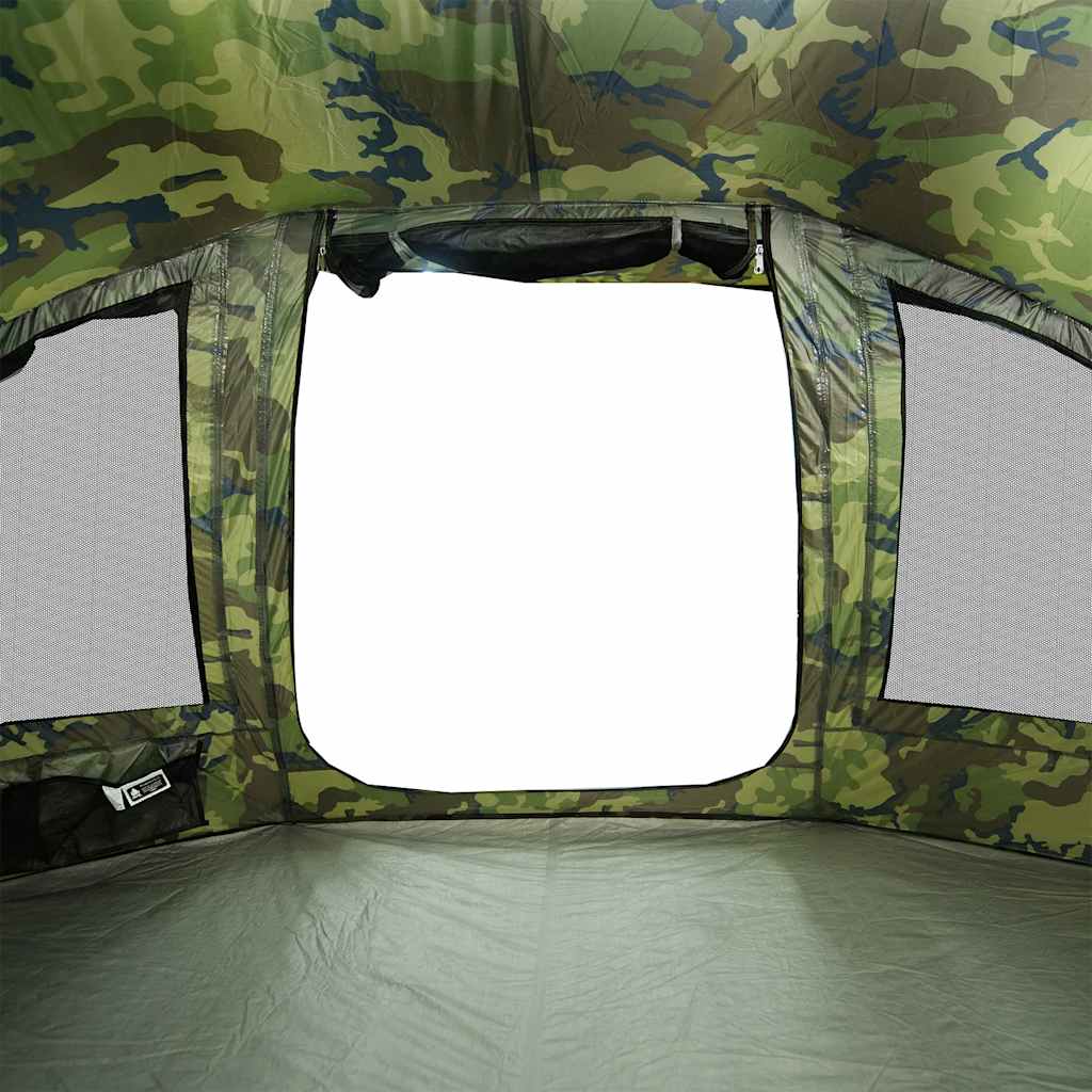vidaXL Fishing Tent 5-Person Camouflage Waterproof