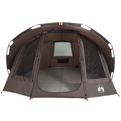vidaXL Fishing Tent 5-Person Brown Waterproof