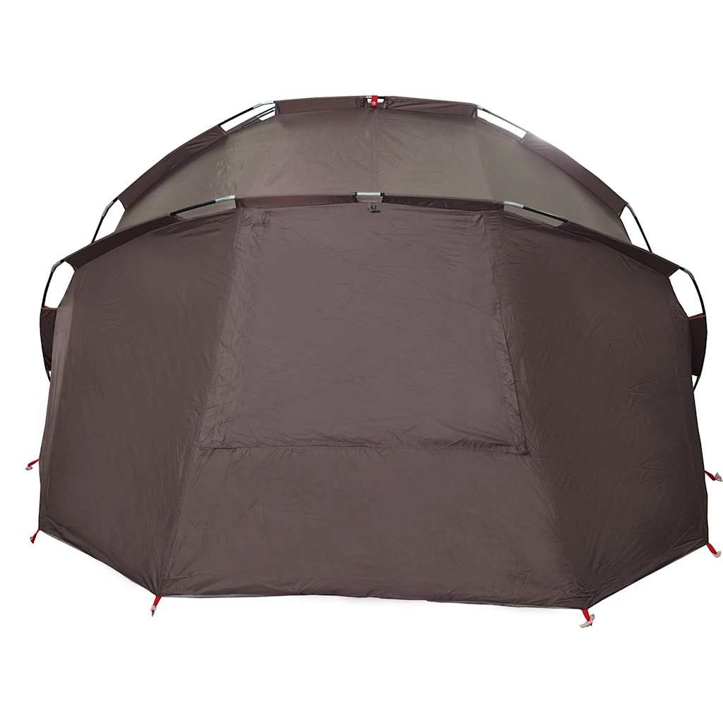 vidaXL Fishing Tent 5-Person Brown Waterproof