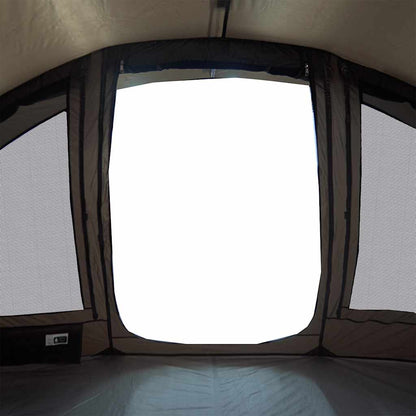 vidaXL Fishing Tent 5-Person Brown Waterproof