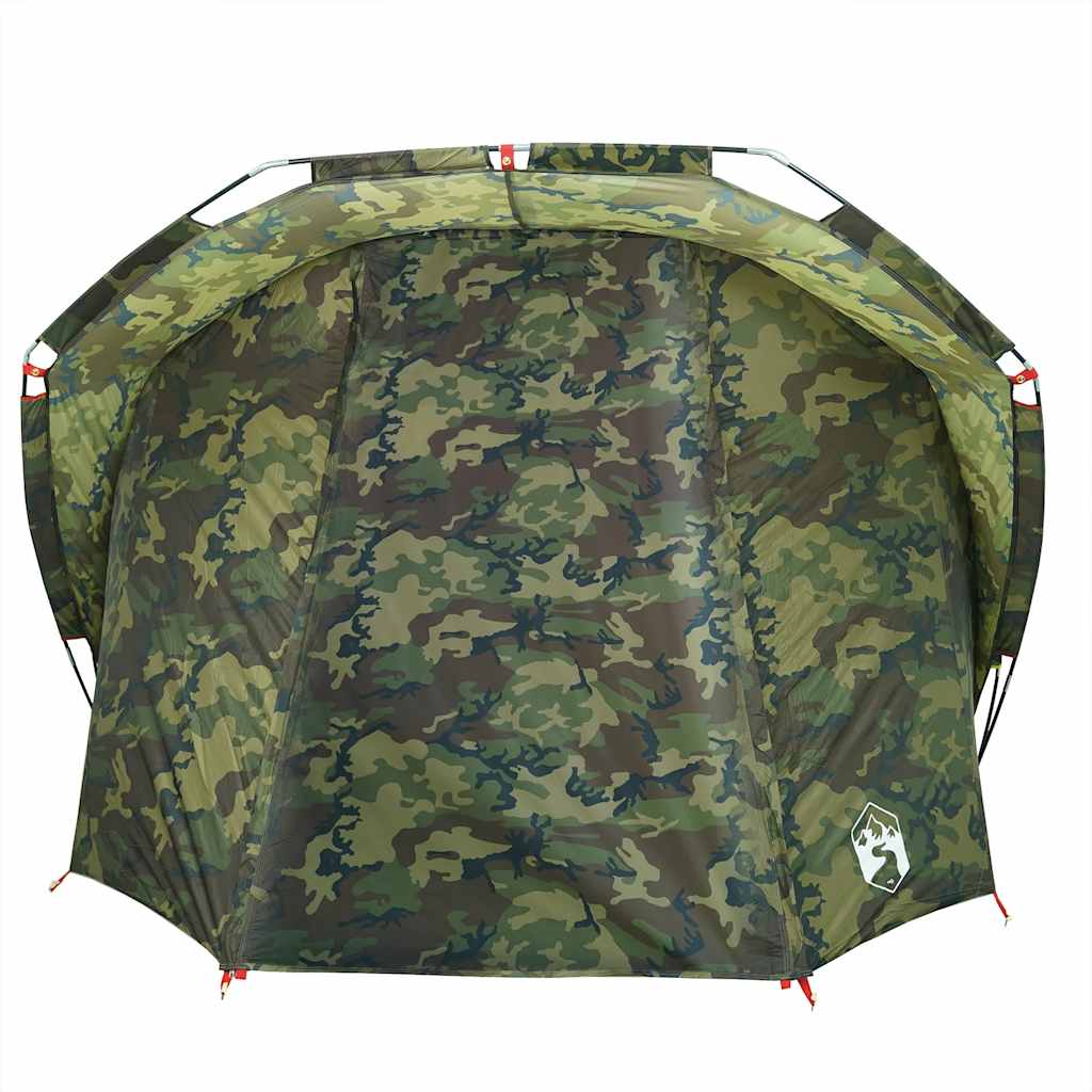 vidaXL Fishing Tent 4-Person Camouflage Waterproof