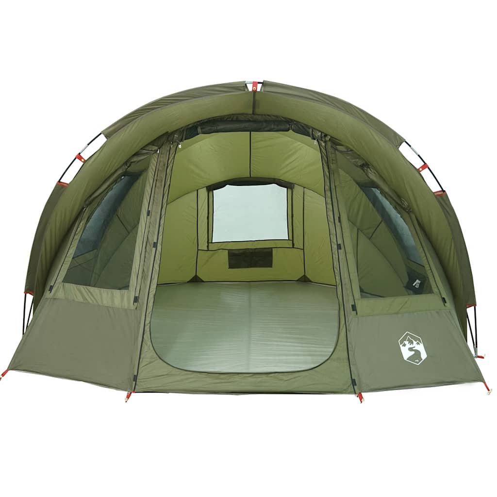 vidaXL Fishing Tent 2-Person Olive Green Waterproof
