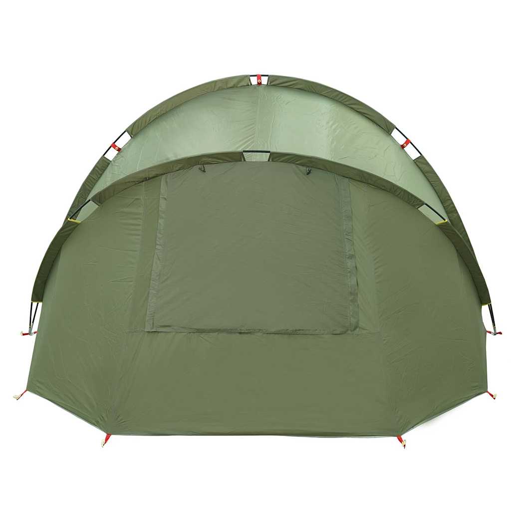 vidaXL Fishing Tent 2-Person Olive Green Waterproof