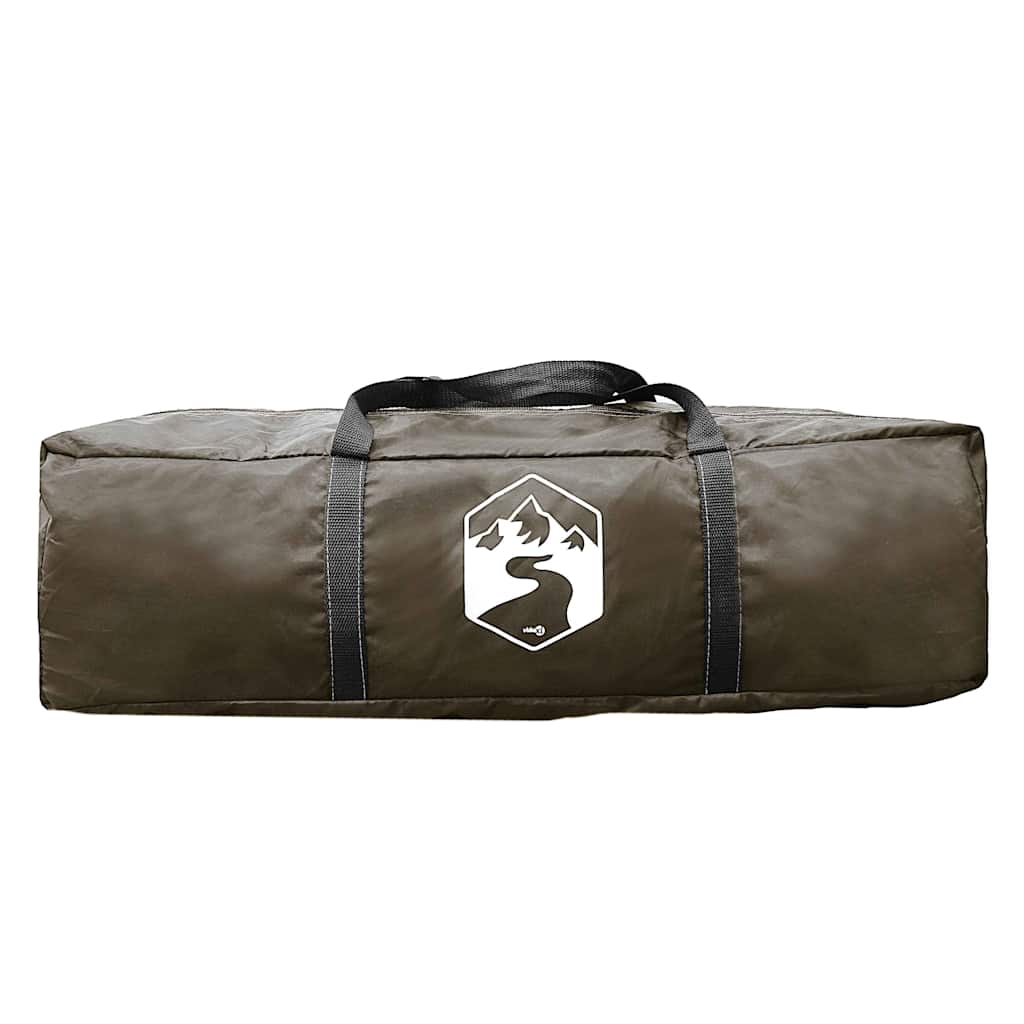 vidaXL Fishing Tent 2-Person Brown Waterproof