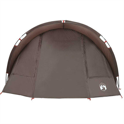 vidaXL Fishing Tent 2-Person Brown Waterproof
