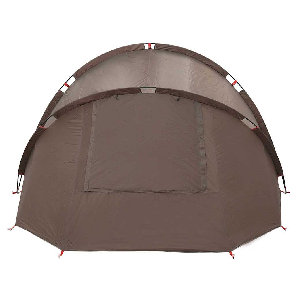 vidaXL Fishing Tent 2-Person Brown Waterproof