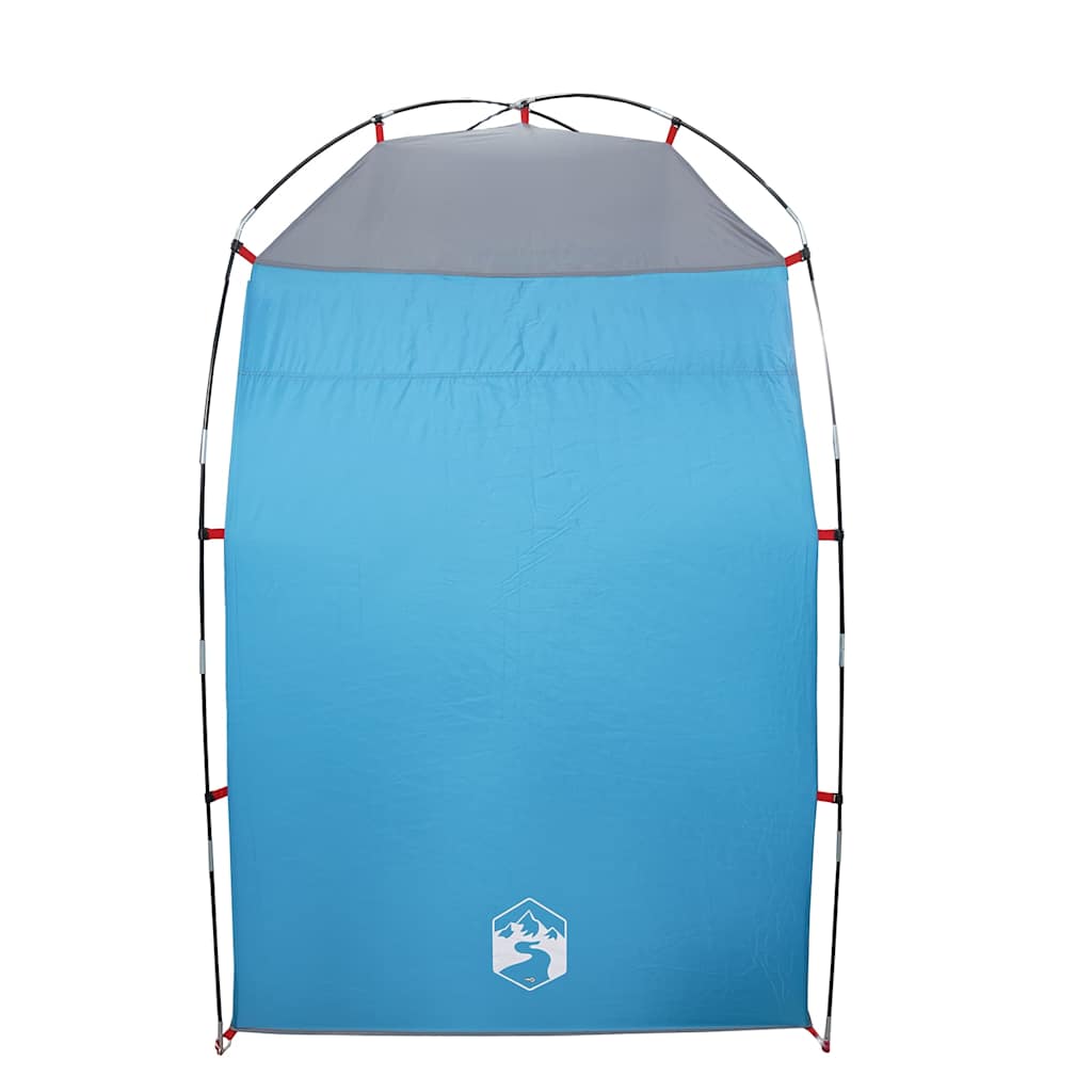 vidaXL Shower Tent Blue Waterproof