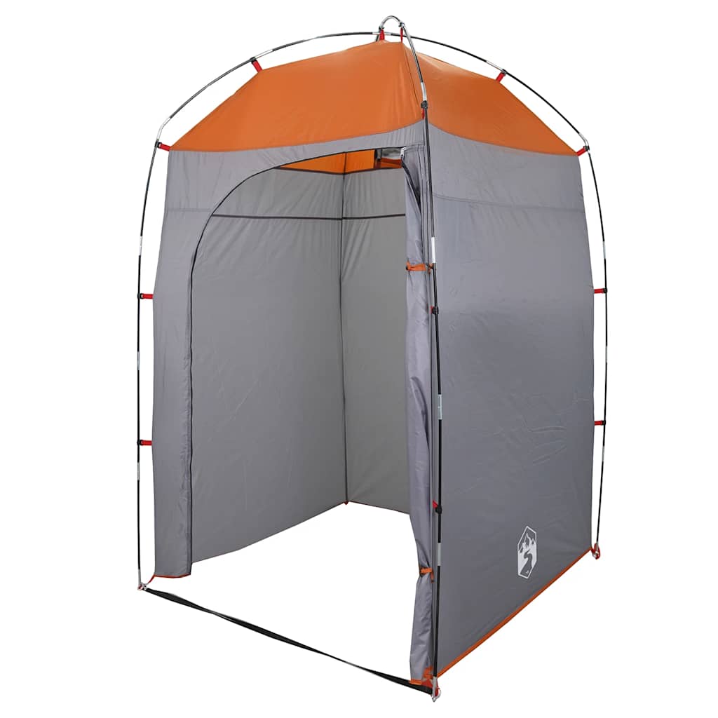 vidaXL Shower Tent Grey Waterproof