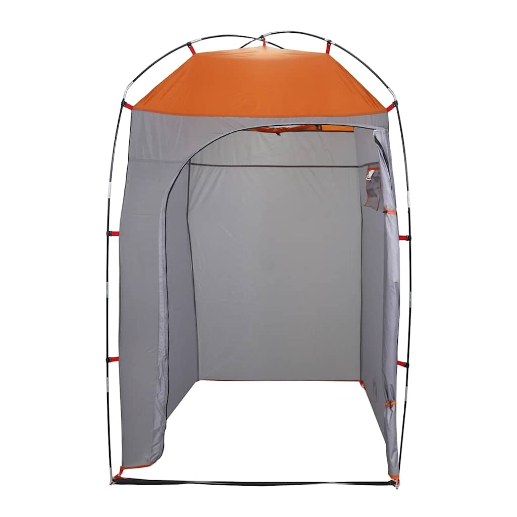 vidaXL Shower Tent Grey Waterproof