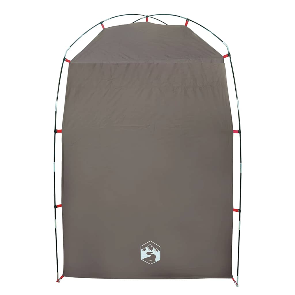 vidaXL Shower Tent Brown Waterproof
