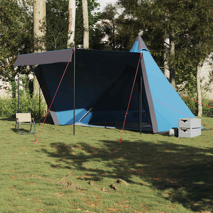 vidaXL Family Tent Tipi 8-Person Blue Waterproof