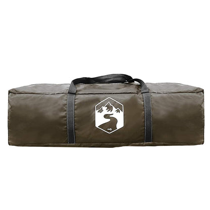vidaXL Family Tent Dome 6-Person Brown Waterproof