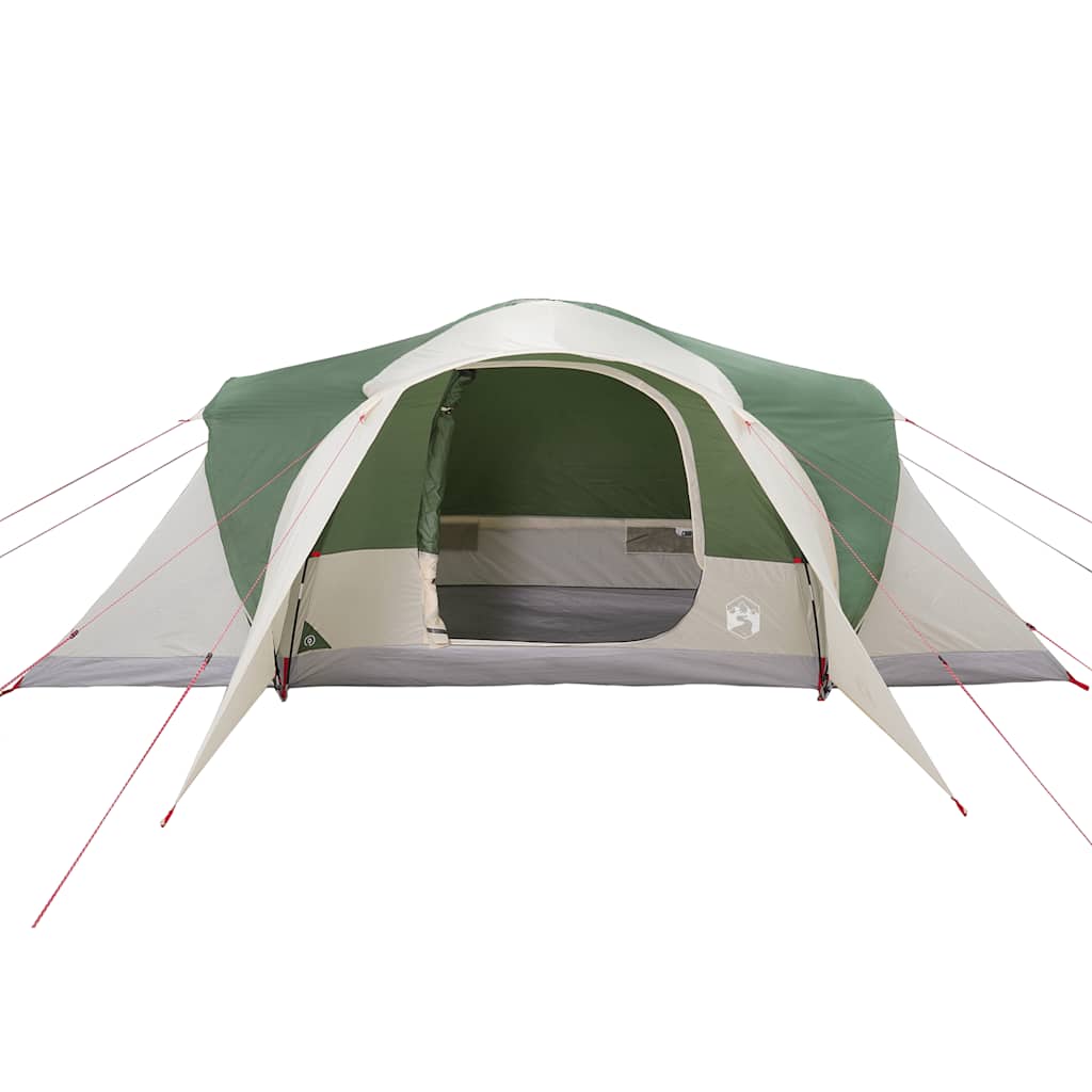 vidaXL Family Tent Dome 6-Person Green Waterproof