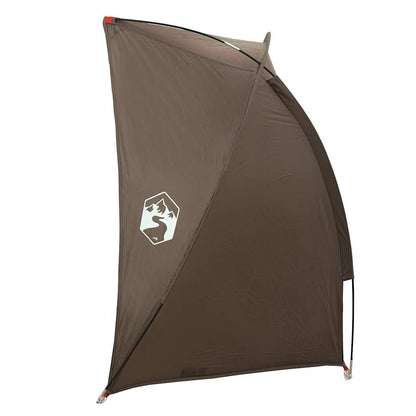 vidaXL Fishing Tent Brown Waterproof