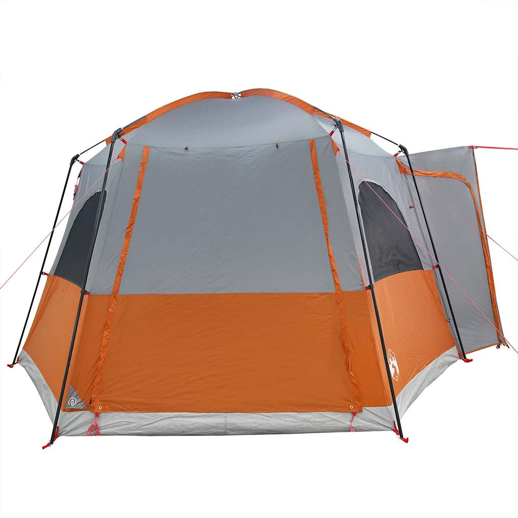 vidaXL Car Tent 4-Person Grey and Orange Waterproof