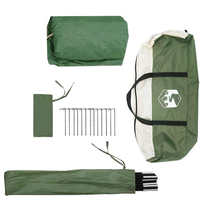 vidaXL Car Tent 2-Person Green Waterproof
