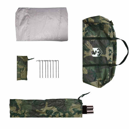 vidaXL Car Tent 2-Person Camouflage Waterproof