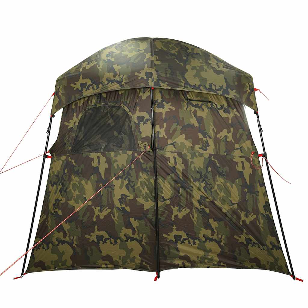 vidaXL Shower Tent 2-Person Camouflage Waterproof