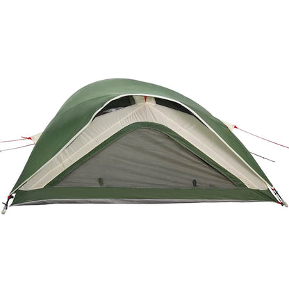 vidaXL Camping Tent 1-Person Green Waterproof