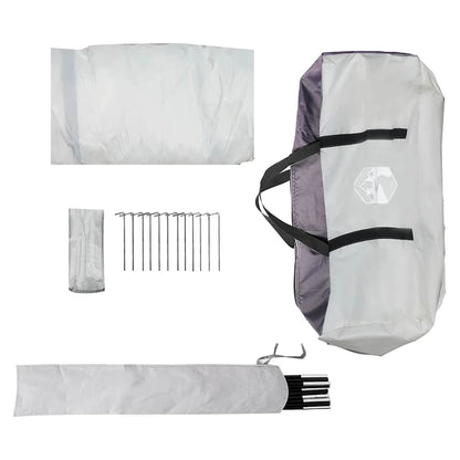 vidaXL Party Tent Grey Waterproof