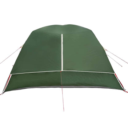 vidaXL Camping Tent Cabin 4-Person Green Waterproof