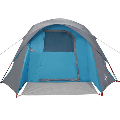 vidaXL Family Tent Cabin 6-Person Blue Waterproof