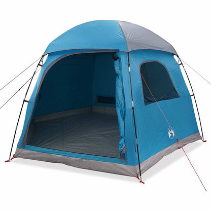 vidaXL Family Tent Igloo 6-Person Blue Waterproof