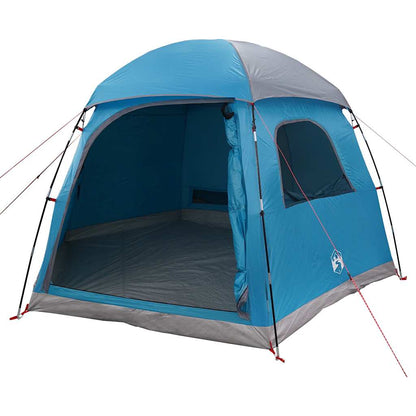 vidaXL Family Tent Igloo 6-Person Blue Waterproof