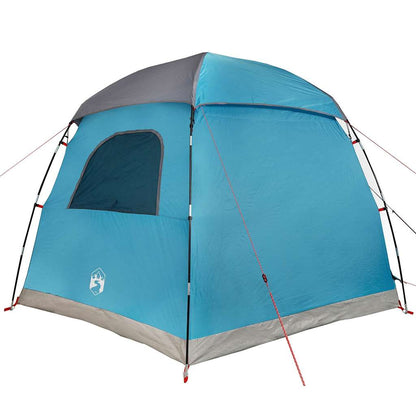 vidaXL Family Tent Igloo 6-Person Blue Waterproof