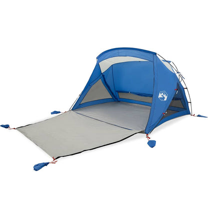 vidaXL Beach Tent 2-Person Azure Blue Waterproof